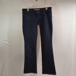 Guess Men's 31 Blue Ultra Low Boot Cut Jeans